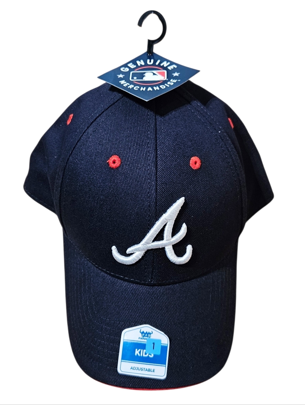 MLB Atlanta Braves Youth Money Maker Hat Cotton Twill Adjustable Snapback NWT
